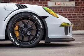 2016 Porsche 991 GT3RS Style Front Fenders w/ Iconic Fender Louvered Grills