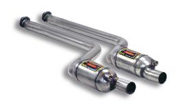 Supersprint   Front exhaust Right - Left with Metallic catalytic converter 200CPSI  BMW E90 Sedan 330i / 330xi 03/2007