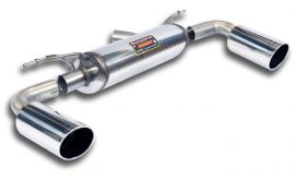 Supersprint   Rear exhaust kit Right O100 - Left O100 available soon  BMW F30 / F31 (Sedan-Touring) 316i 1.6T (136 Hp) 2013
