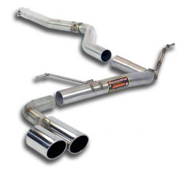 Supersprint   Connecting pipe + rear pipe OO80   BMW F30 / F31 (Sedan-Touring) 316d (116 Hp) 2012 
