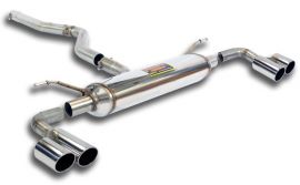 Supersprint   Connecting pipe + rear exhaust Right OO80 - Left OO80   BMW F30 / F31 (Sedan-Touring) 316d (116 Hp) 2012 
