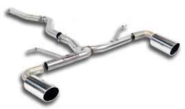 Supersprint   Connecting pipe + rear pipe Right O100 - Left O100   BMW F30 / F31 (Sedan-Touring) 316d (116 Hp) 2012 