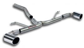 Supersprint   Connecting pipe + rear pipe Right O90 - Left O90  BMW F22 220d (184 Hp) 2014 