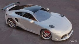 DMC Porsche 992 Carrera Forged Carbon Fiber Side Skirts