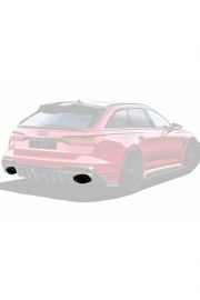 KEYVANY Audi RS 6 EXHAUST SYSTEM WITH STRAIGHT PIPES +55HP