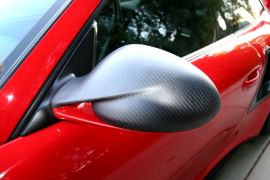Porsche 997.2 GT2 RS Style Carbon Fiber Mirror Covers in Mat or Gloss