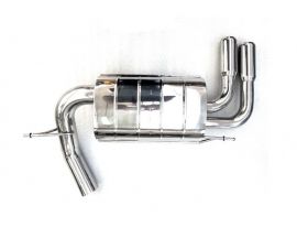 TUBI STYLE EXHAUST SYSTEMS-BMW F30 3 SERIES LOUD MUFFLERS KIT NO VALVE