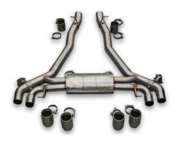 TUBI STYLE EXHAUST SYSTEMS-BMW M5 & M5 CS F90 REAR EXHAUST W ELECTRIC VALVE