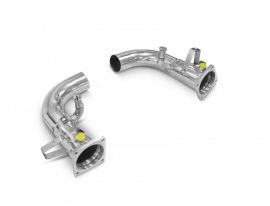 TUBI STYLE EXHAUST SYSTEMS-PORSCHE 911 CARRERA 991.2 CAT BYPASS HIGH FLOW PIPES KIT - SIDE TIPS